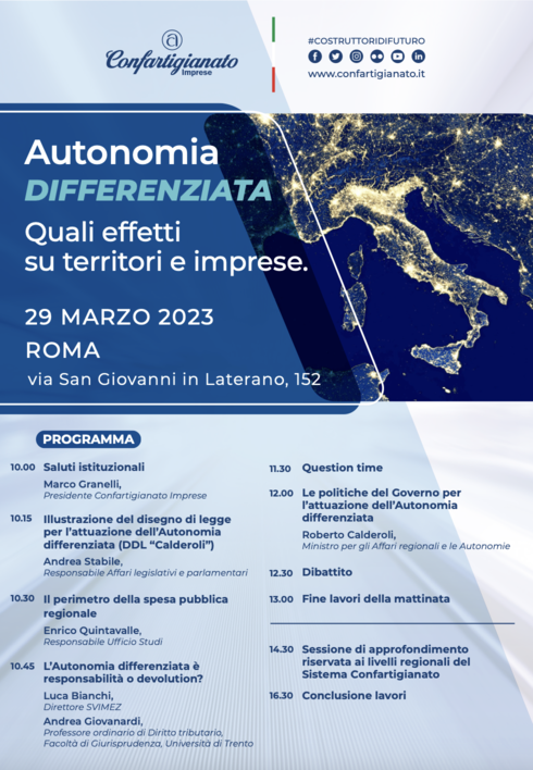 Autonomia differenziata, quali effetti su territori e imprese